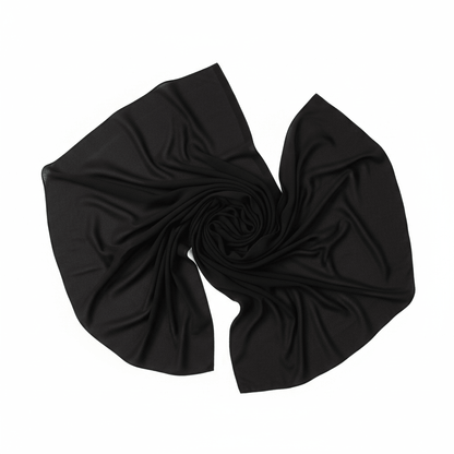 Marjeena Black Premium Jersey Hijab - Marjeena collection