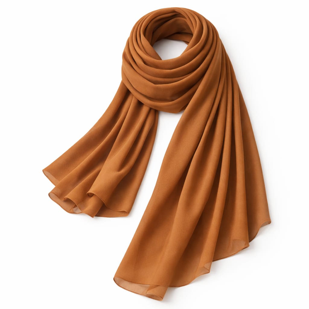Marjeena Caramel Premium Jersey Hijab - Marjeena collection