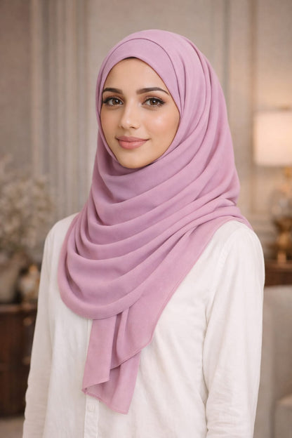 Marjeena Deep Pink Premium Jersey Hijab - Marjeena collection