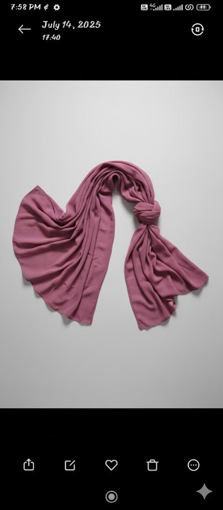 Marjeena Dusty Rose Premium Jersey Hijab - Marjeena collection