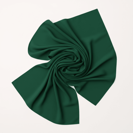 Marjeena Green Premium Jersey Hijab - Marjeena collection
