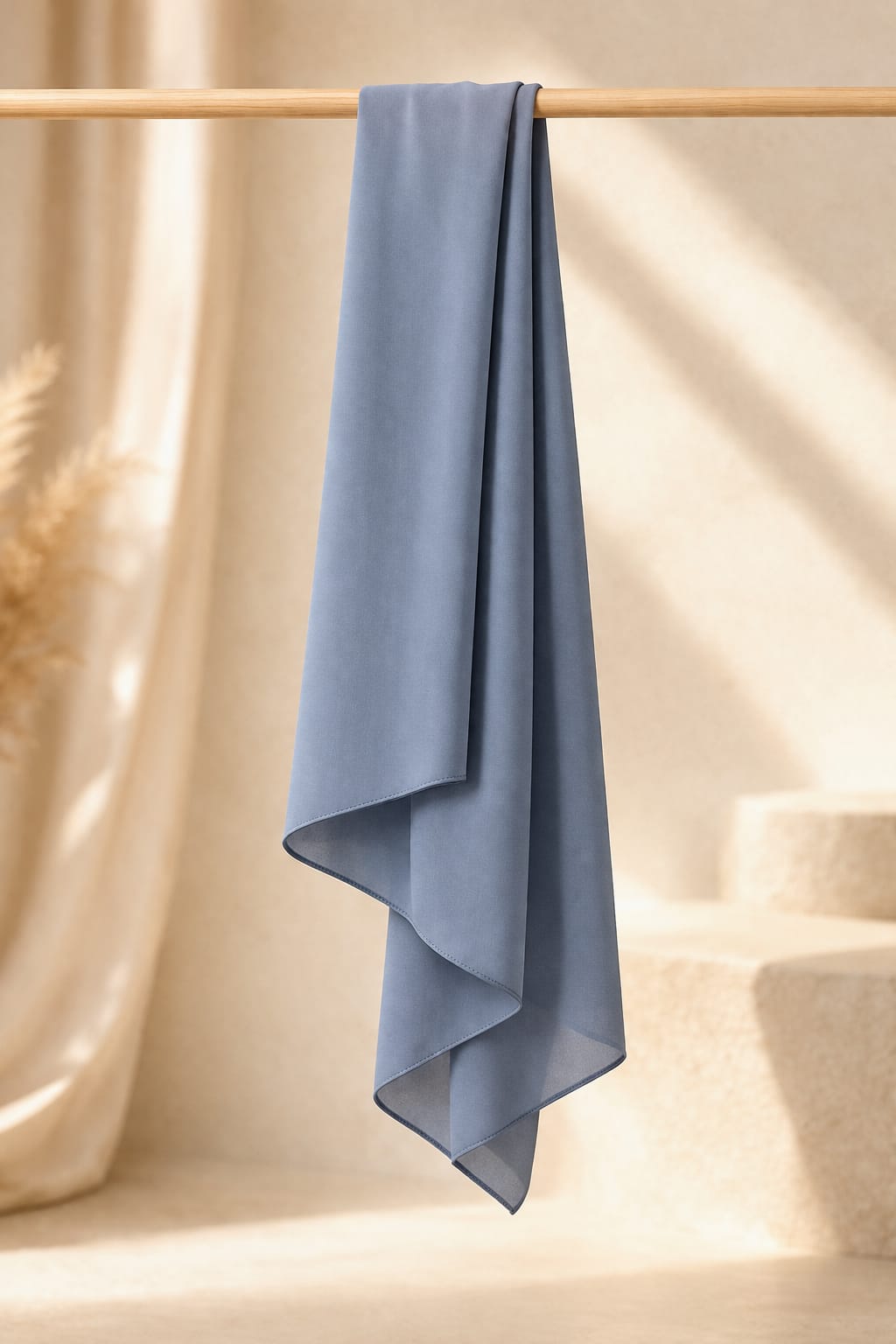 Marjeena Grey Premium Jersey Hijab - Marjeena collection
